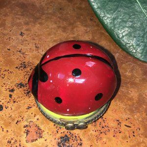 Vintage Lady Bug Limouge/Pill Box